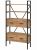 Regał dębowy loft MEDIUM CABINET z drzwiczkami K1-2 z litego drewna i stalowej konstrukcji nowoczesny industrialny design