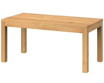 Stół jadalniany z litego drewna dębowego MAS-R nowoczesny loftowy stół do salonu i jadalni masywny blat dębowy