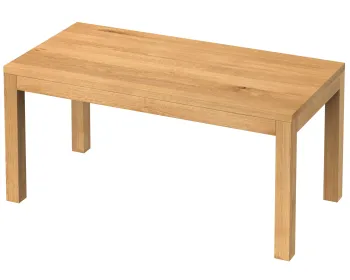 Nowoczesny stół dębowy MAS-R z litego drewna do jadalni i salonu solidny stół loft industrial naturalne drewno dąb