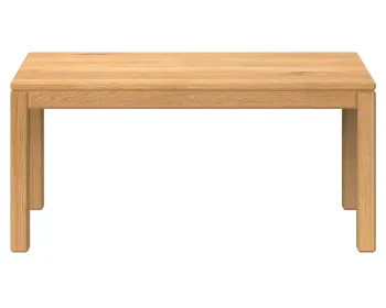 Solidny stół z litego drewna dębowego i frezowanymi krawędziami MAS-RF