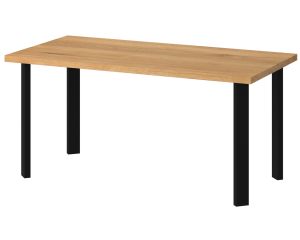 Przejdź do produktu Stół jadalniany z litego dębu LINE LOFT industrial do salonu (warianty wielkości)