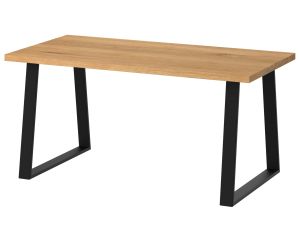 Przejdź do produktu Stół jadalniany z litego dębu TRAPEZE LOFT industrial do salonu (warianty wielkości)