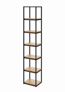 Przejdź do produktu Regał WOOD BOX | 212x40 Loft na książki