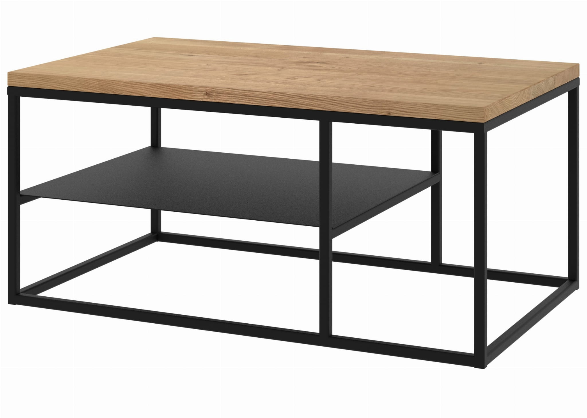 Stolik-kawowy-z-blatem-debowym-litym-i-polka-z-blachy-SK-A-100x60-cm.228